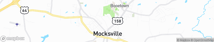 Mocksville - map