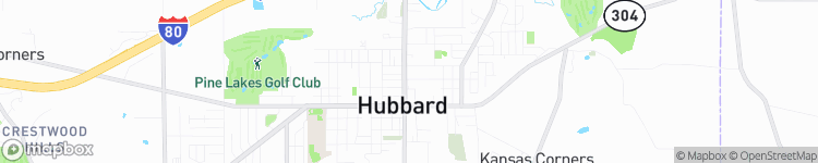 Hubbard - map