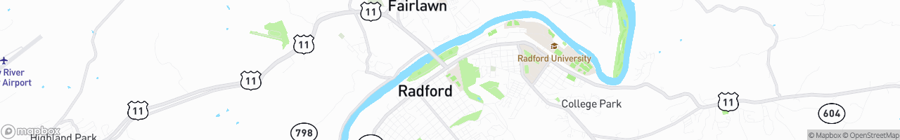 Radford High School - map