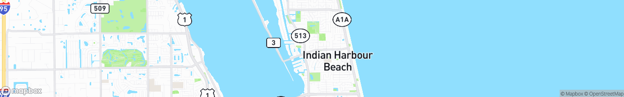 Indian Harbour Beach - map