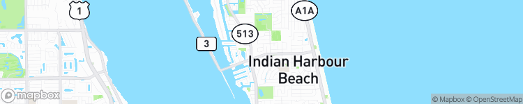 Indian Harbour Beach - map