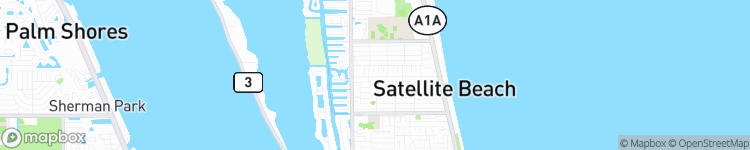 Satellite Beach - map