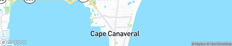 Cape Canaveral - map