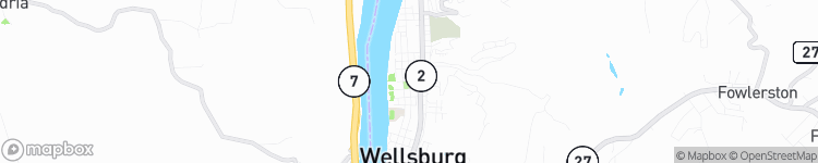 Wellsburg - map