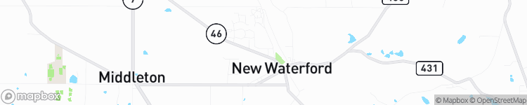 New Waterford - map
