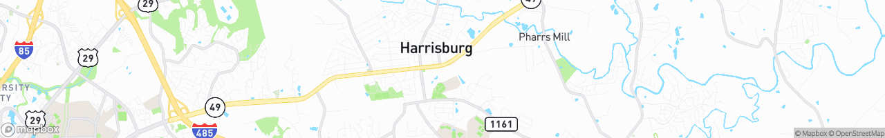 Harrisburg Citgo - map