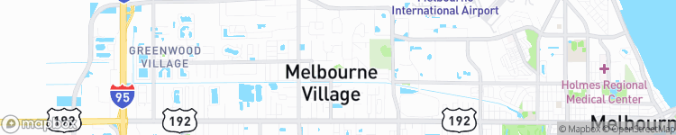 Melbourne Village - map