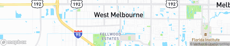 West Melbourne - map