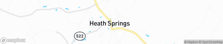 Heath Springs - map