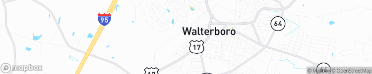 Walterboro - map