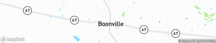 Boonville - map