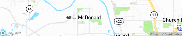 McDonald - map