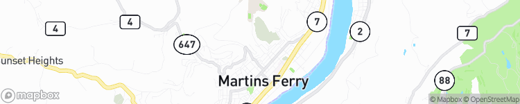 Martins Ferry - map
