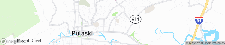 Pulaski - map