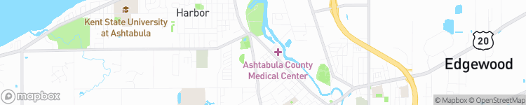 Ashtabula - map