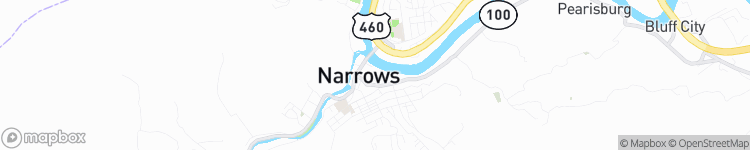 Narrows - map