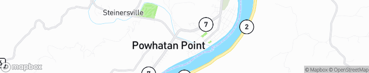 Powhatan Point - map