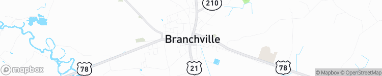 Branchville - map