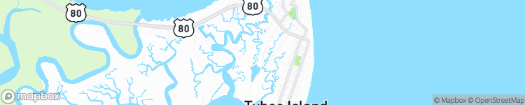 Tybee Island - map