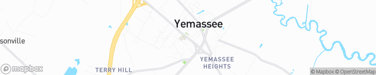 Yemassee - map