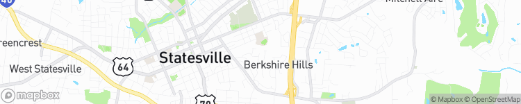 Statesville - map
