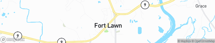 Fort Lawn - map