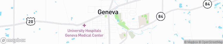 Geneva - map