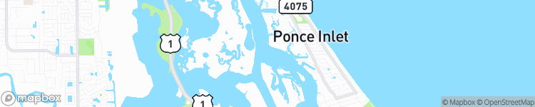 Ponce Inlet - map
