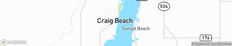 Craig Beach - map