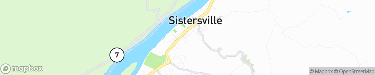 Sistersville - map