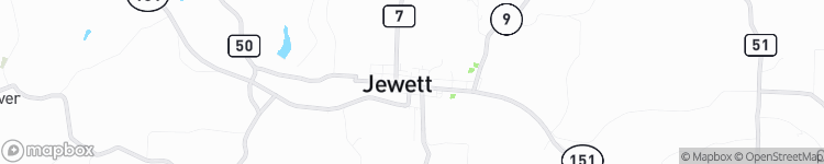 Jewett - map