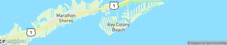 Key Colony Beach - map