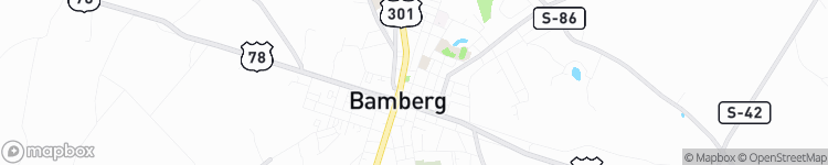Bamberg - map