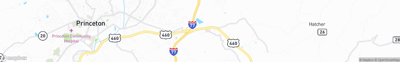 I-77 Truck Stop - map