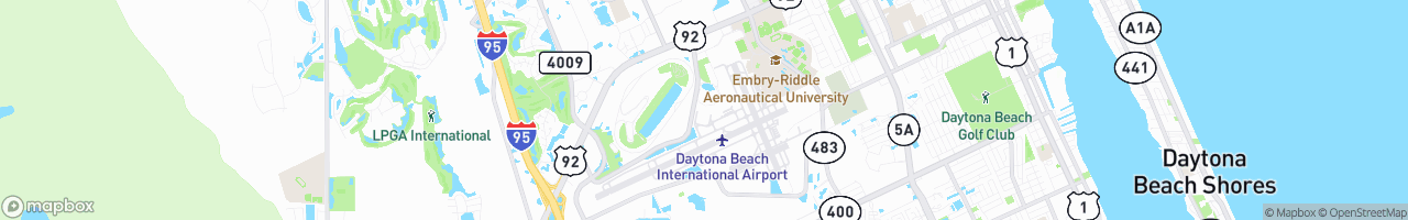 Daytona Beach International Airport - map
