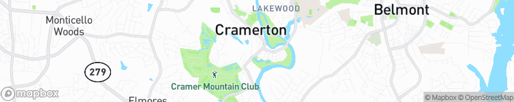 Cramerton - map