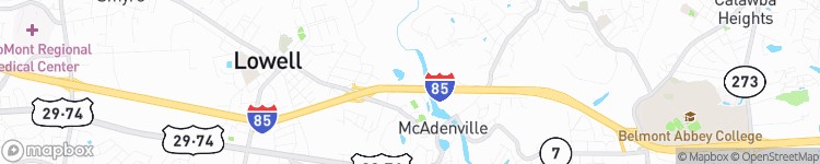 McAdenville - map