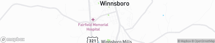 Winnsboro - map