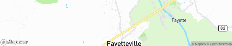 Fayetteville - map