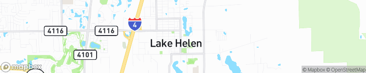 Lake Helen - map