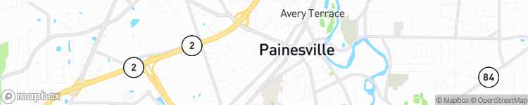 Painesville - map