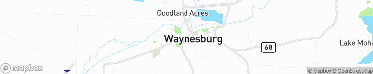 Waynesburg - map