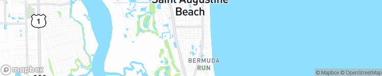 Saint Augustine Beach - map