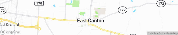 East Canton - map