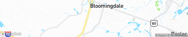 Bloomingdale - map