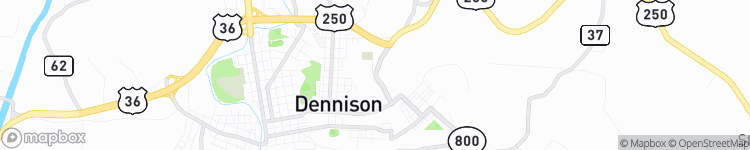 Dennison - map