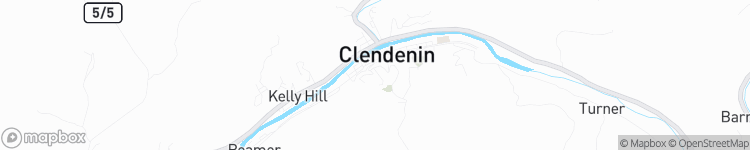 Clendenin - map