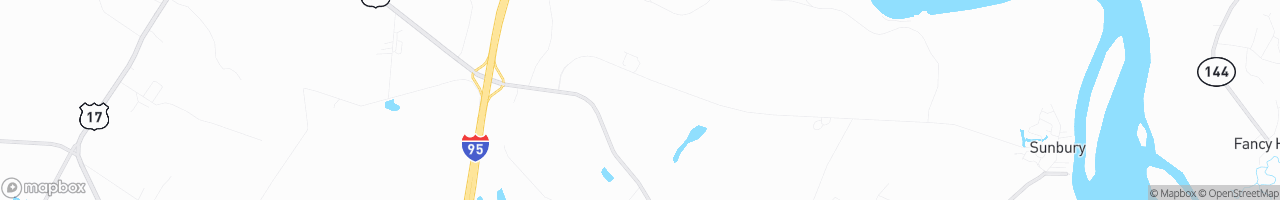 TruckMap | Target Distribution Center 1247 Sunbury Rd Midway GA 31320