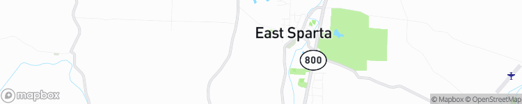 East Sparta - map