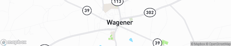 Wagener - map